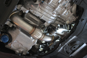 Honda Civic Performance Exhaust - Front - GReddy - EXR 3in Front Over Pipe & Mid Pipe Combo - 2017